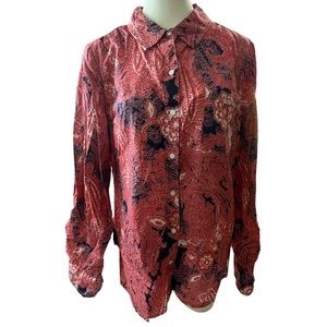 - Tommy Hilfiger LS Button Down shirt Size Large